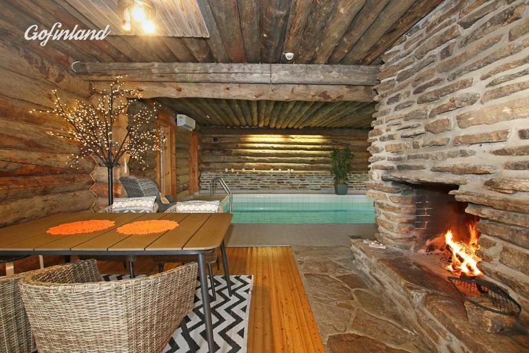 Kuukkeli Log Houses Aurora Resort Saariselka Dış mekan fotoğraf