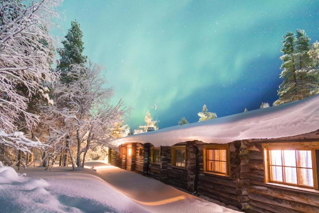 Kuukkeli Log Houses Aurora Resort Saariselka Dış mekan fotoğraf