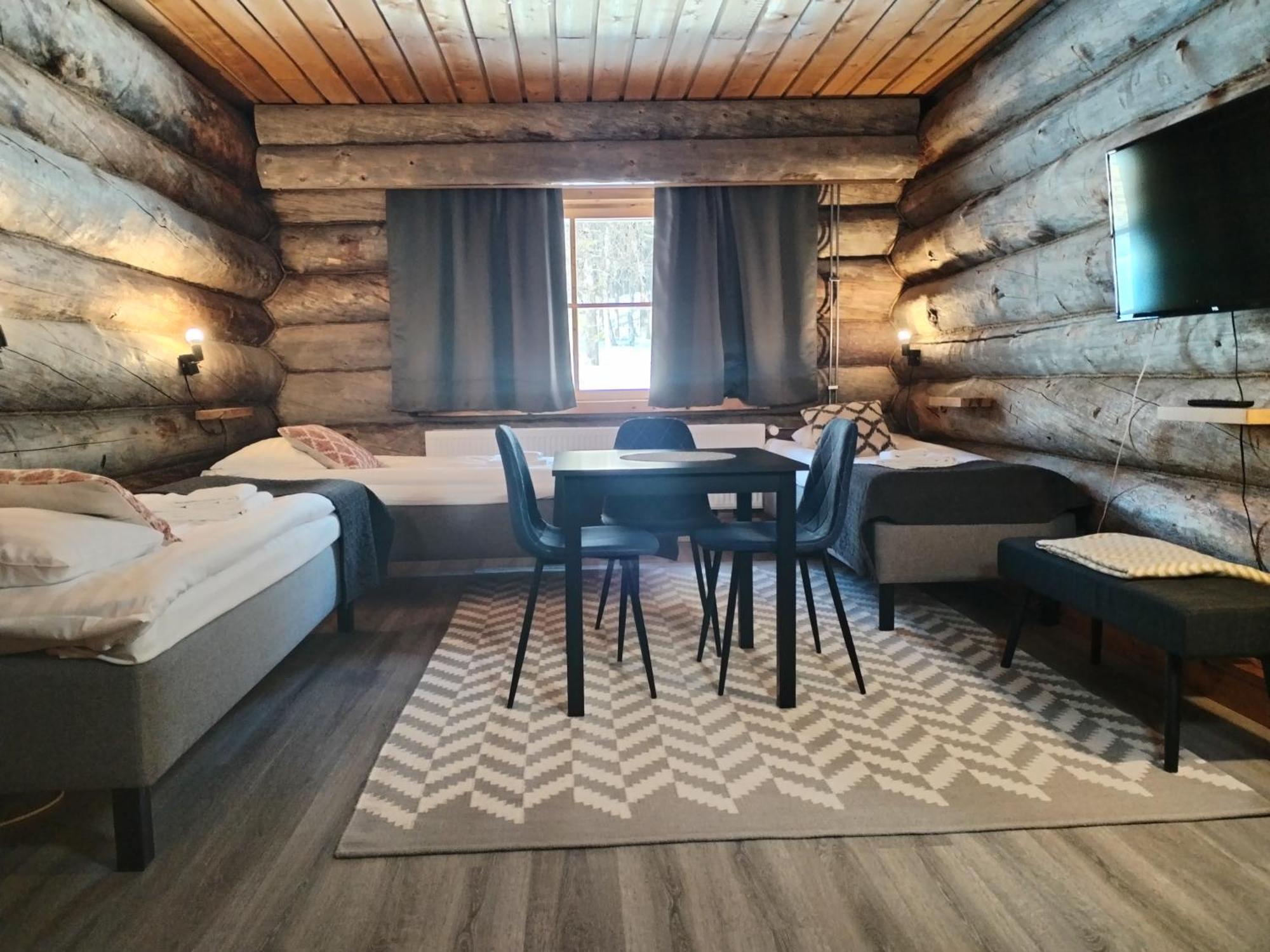 Kuukkeli Log Houses Aurora Resort Saariselka Dış mekan fotoğraf