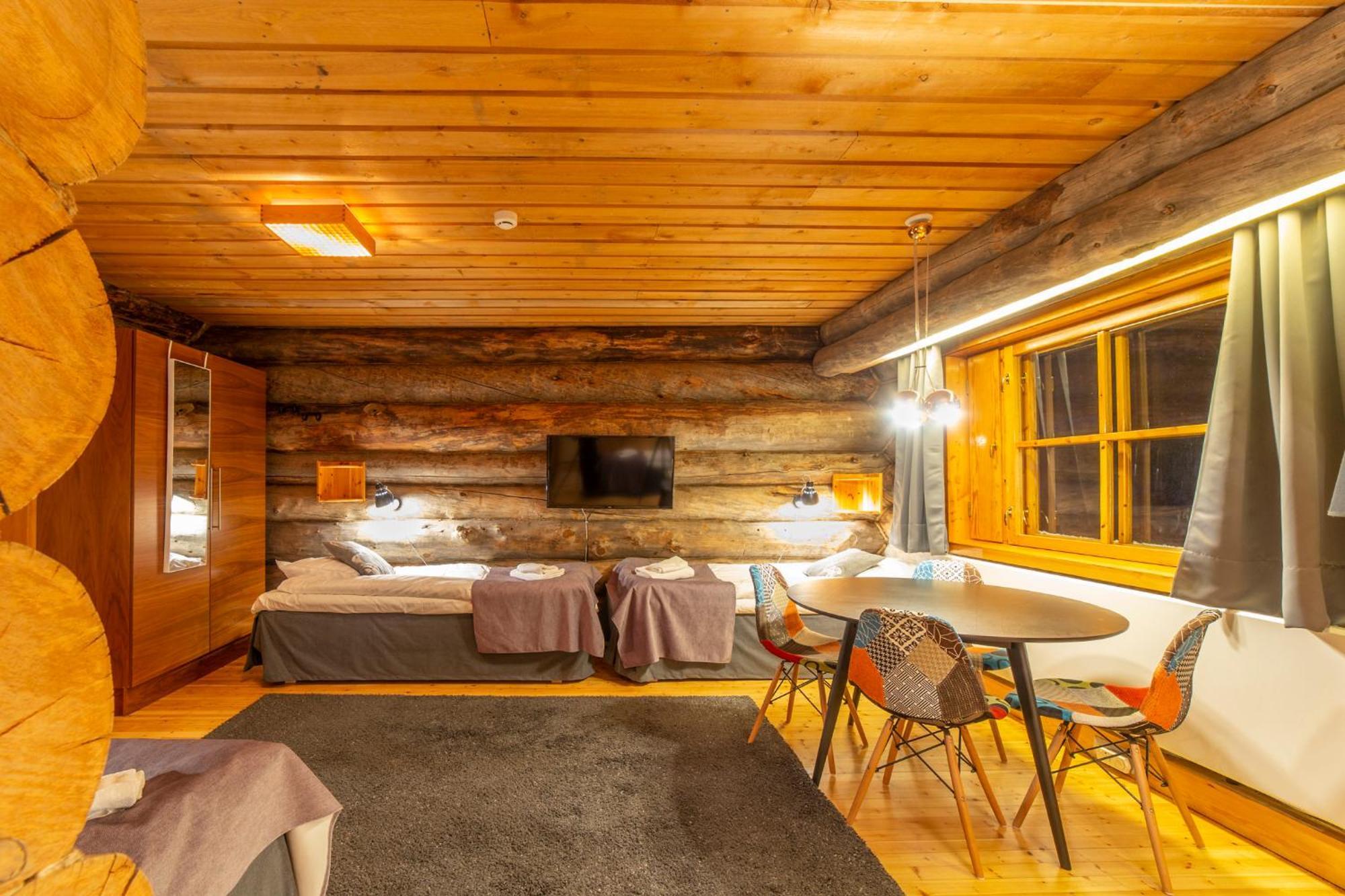 Kuukkeli Log Houses Aurora Resort Saariselka Dış mekan fotoğraf