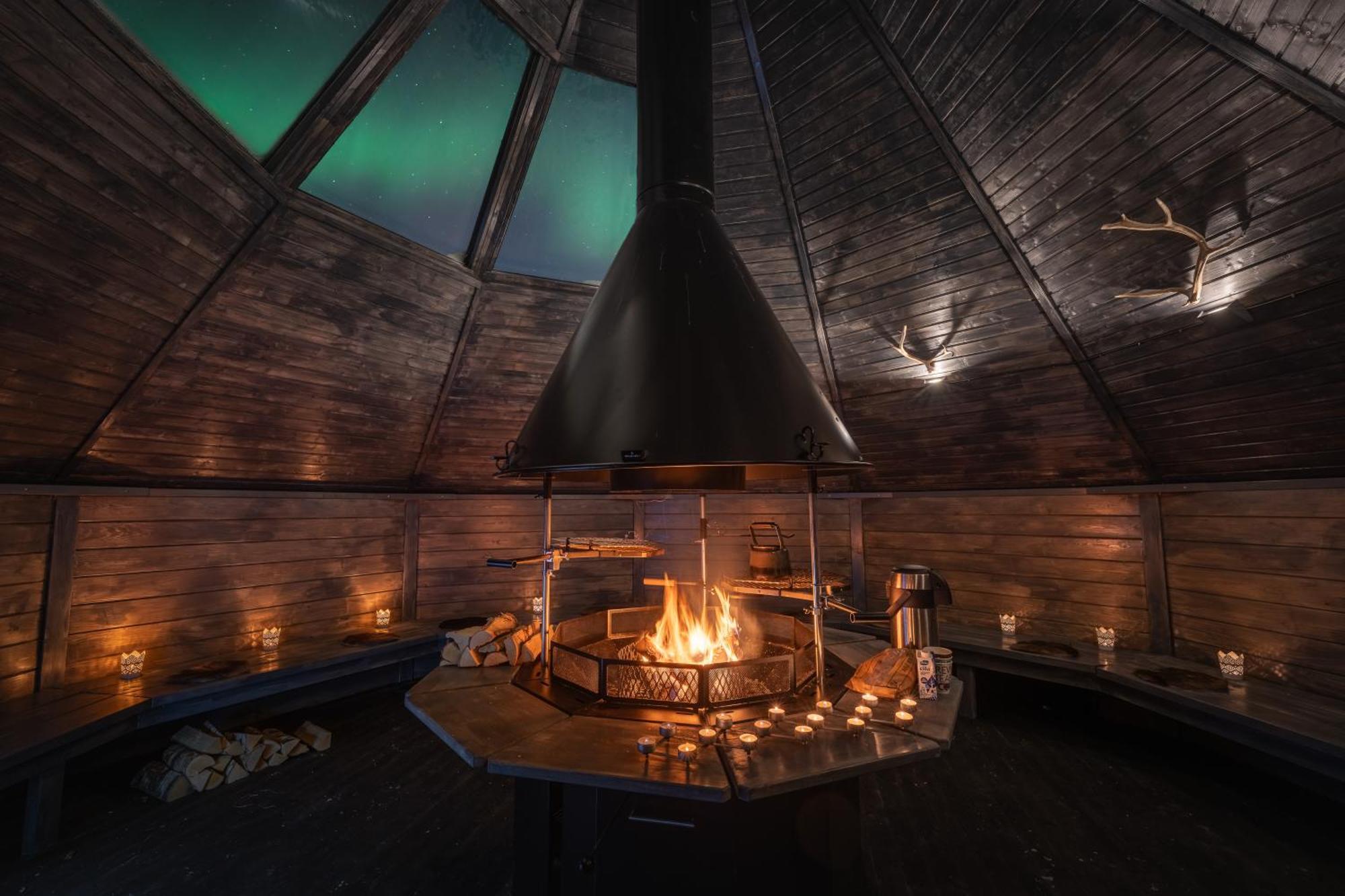 Kuukkeli Log Houses Aurora Resort Saariselka Dış mekan fotoğraf