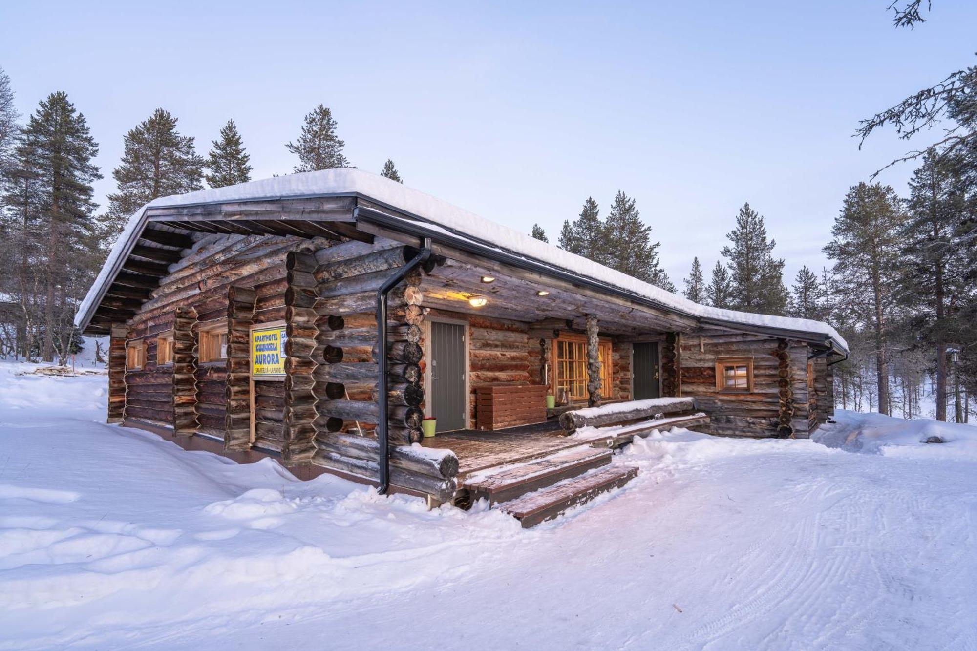Kuukkeli Log Houses Aurora Resort Saariselka Dış mekan fotoğraf