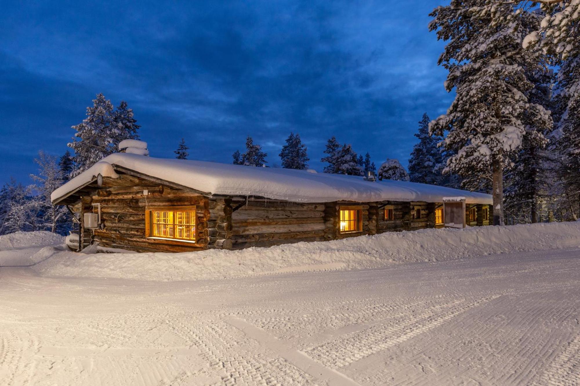 Kuukkeli Log Houses Aurora Resort Saariselka Dış mekan fotoğraf