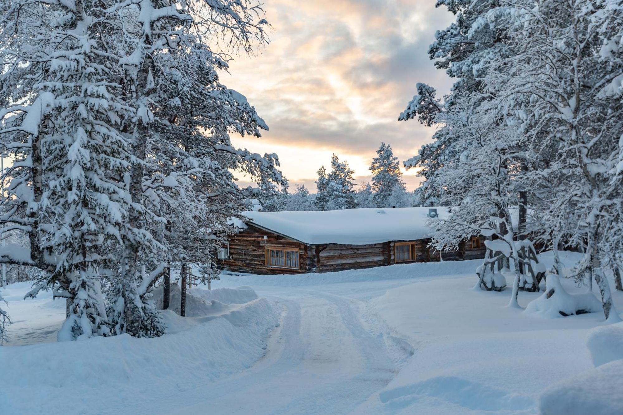 Kuukkeli Log Houses Aurora Resort Saariselka Dış mekan fotoğraf