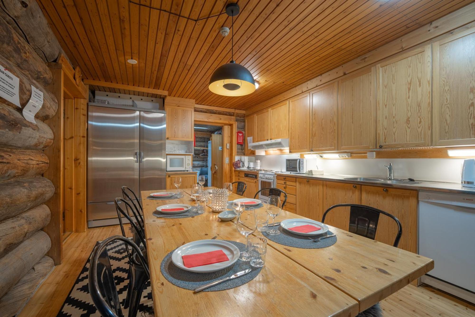 Kuukkeli Log Houses Aurora Resort Saariselka Dış mekan fotoğraf