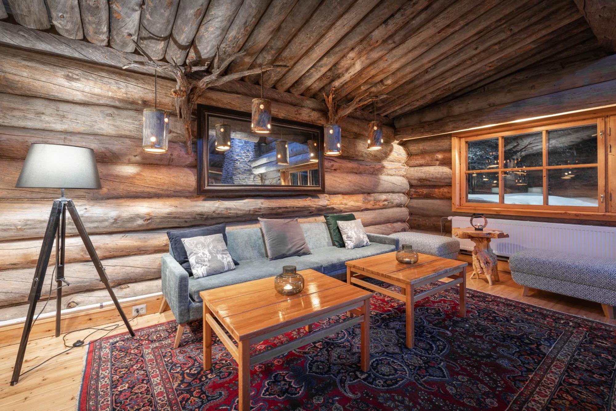 Kuukkeli Log Houses Aurora Resort Saariselka Dış mekan fotoğraf