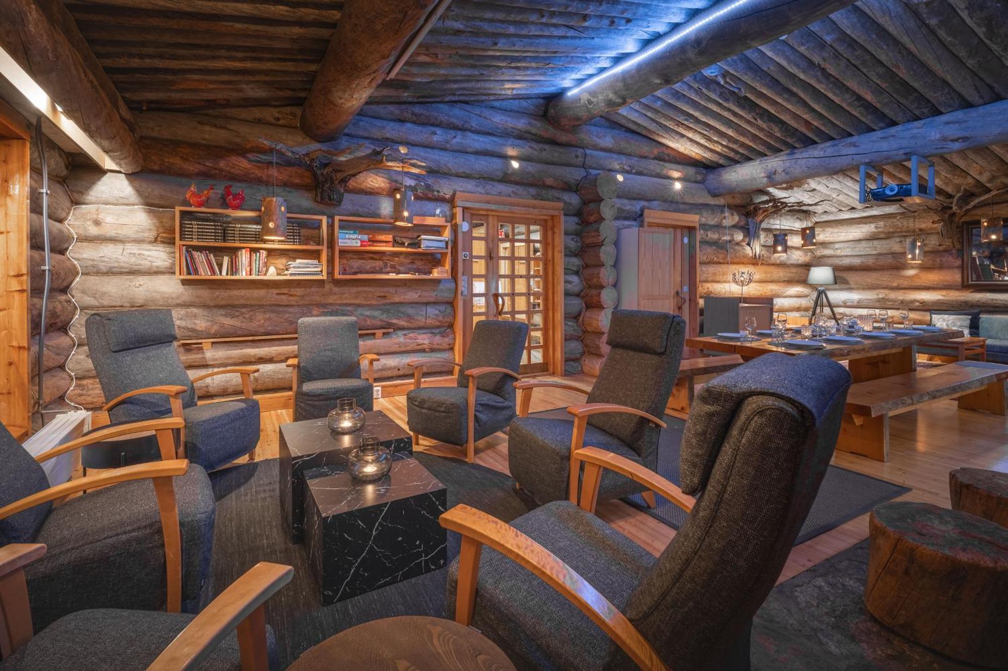 Kuukkeli Log Houses Aurora Resort Saariselka Dış mekan fotoğraf
