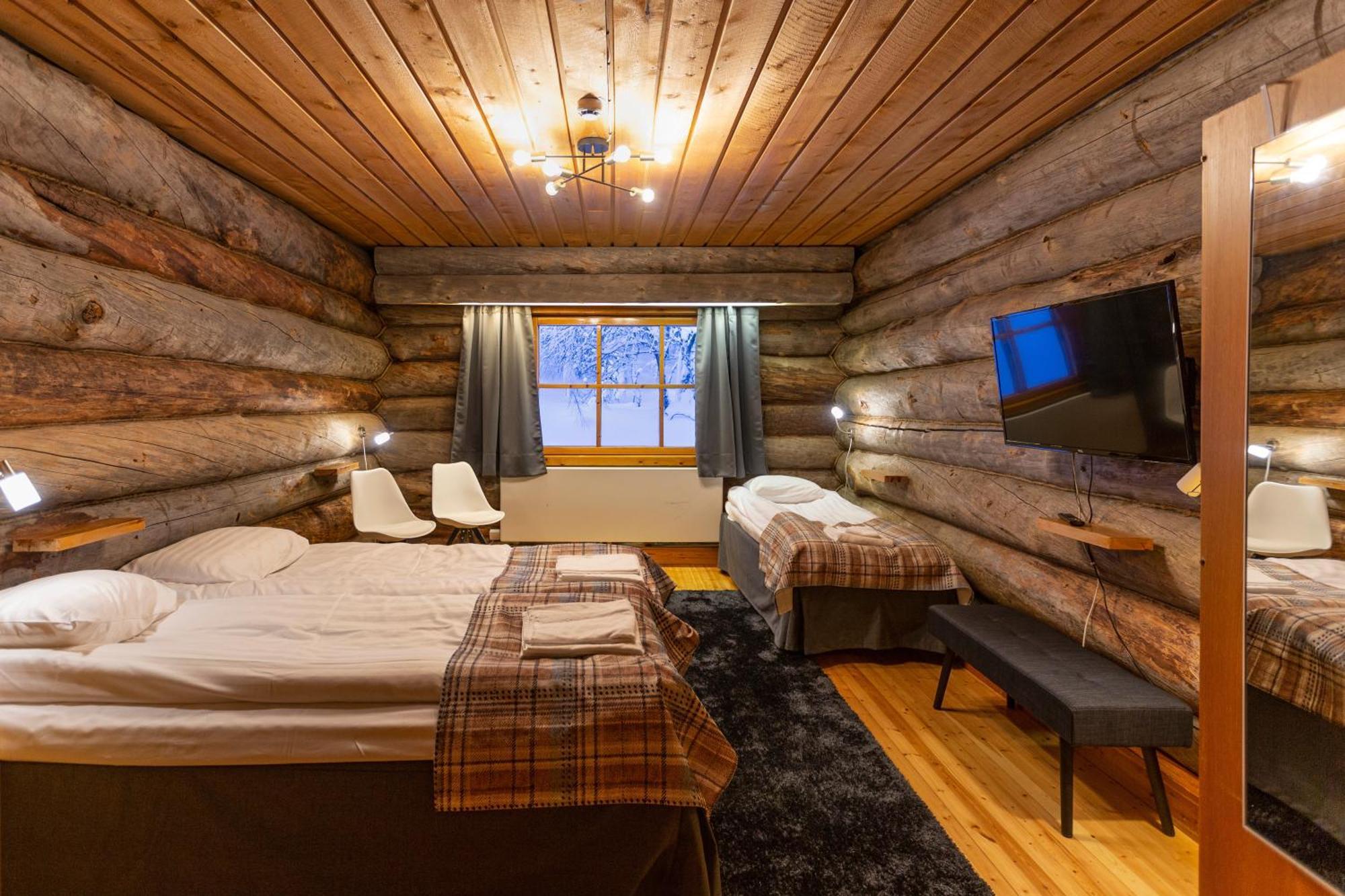 Kuukkeli Log Houses Aurora Resort Saariselka Dış mekan fotoğraf