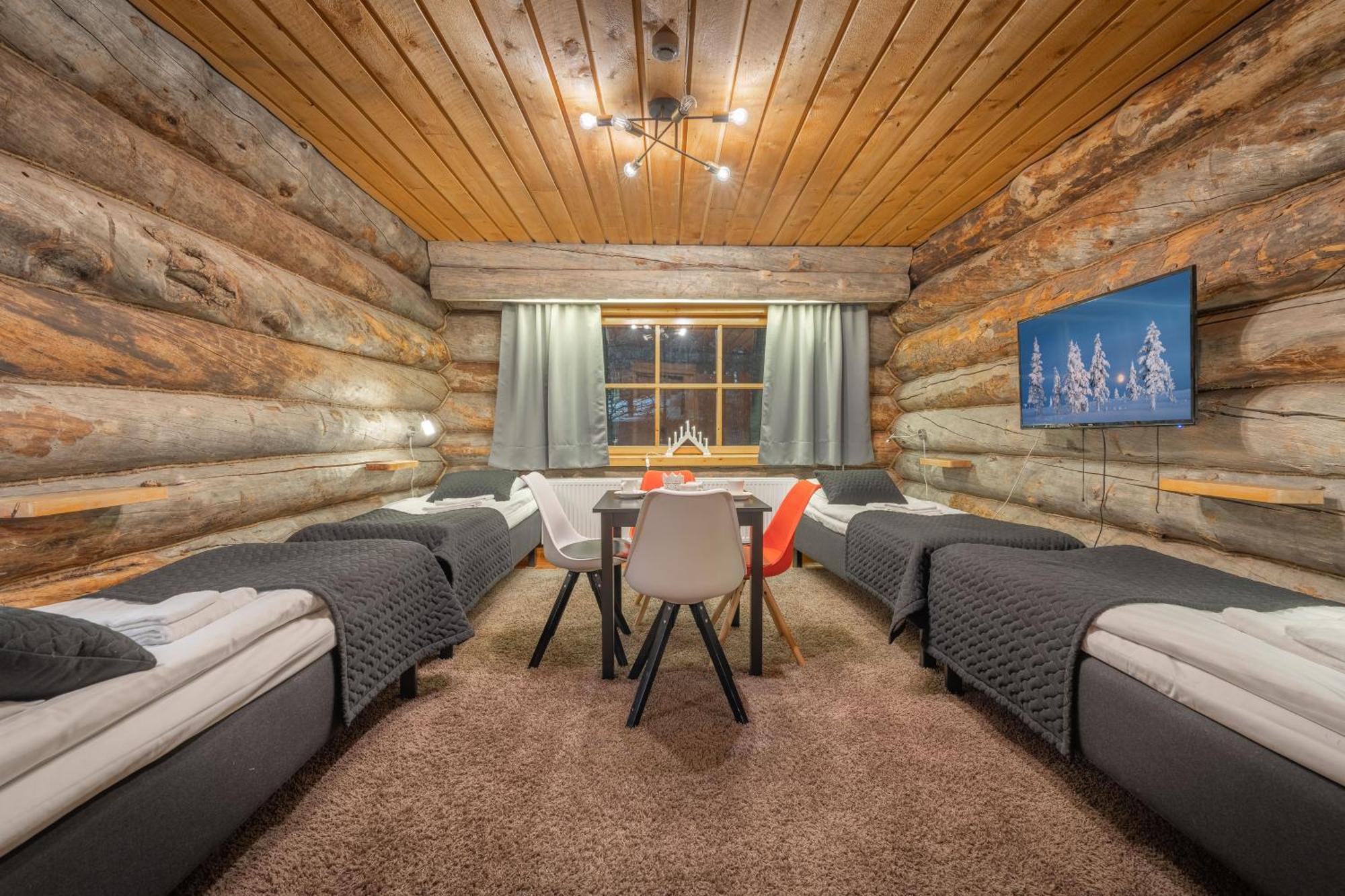Kuukkeli Log Houses Aurora Resort Saariselka Dış mekan fotoğraf